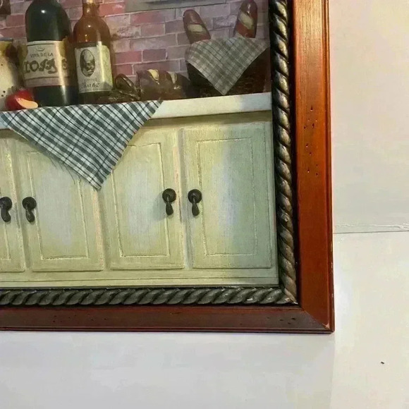Arister Gift Inc. Diorama French Country Kitchen Scene, Teapot,Wine,French bread - Picture 5 of 10